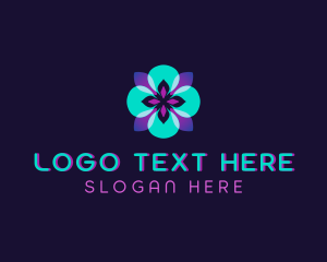 Beautician - Flower Bloom Petals logo design