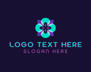 Flower Bloom Petals Logo