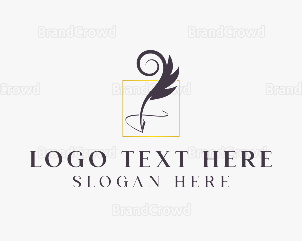 Publishing Feather Pen Logo