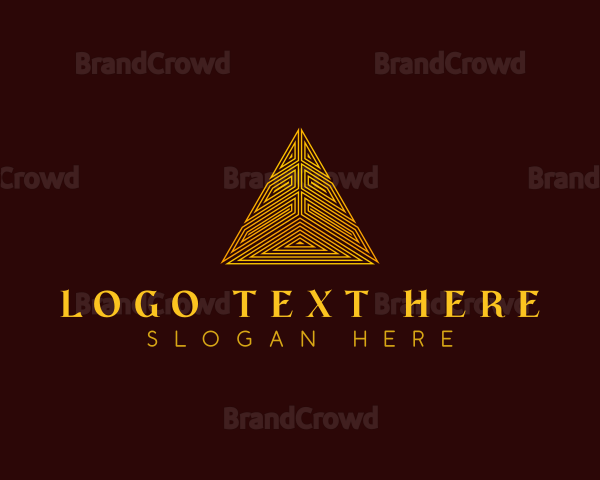Corporate Business Triangle Logo