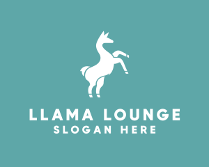 Llama - Wild Llama Animal logo design