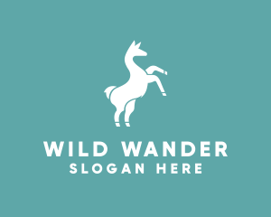 Wild Llama Animal logo design