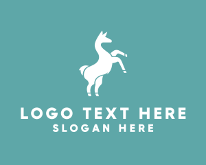 Goat - Wild Llama Animal logo design