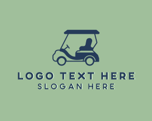 Golf Bag - Caddie Golf Cart logo design