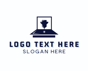 Cnc - CNC Laser Cutting Machine logo design