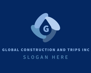 Water Conservation - Water Droplet Plumbing logo design