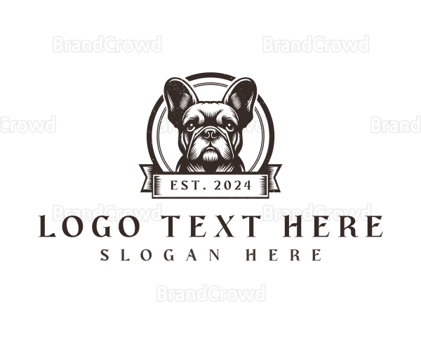 Cute Pet Dog Logo