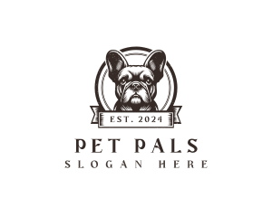 Cute Pet Dog logo design