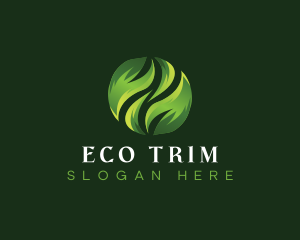 Natural Leaves Eco logo design