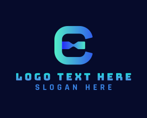 Cyber Technology App logo design