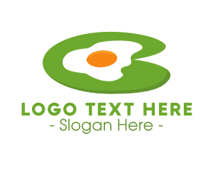 Cafeteria - Water Lily Egg Plate logo design