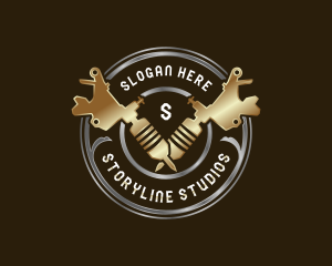 Tattoo Machine Studio logo design