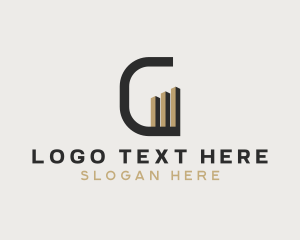 Engineer - Urban City Building Letter G logo design