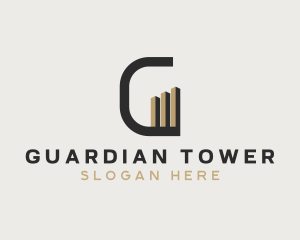 Urban City Building Letter G logo design