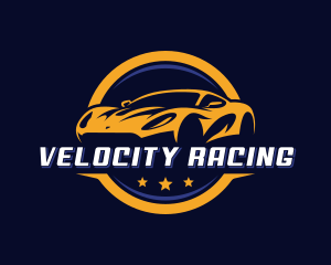 Automotive Race Car logo design