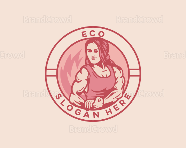 Strong Woman Fitness Logo