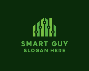 Circuit Smart Tech House logo design