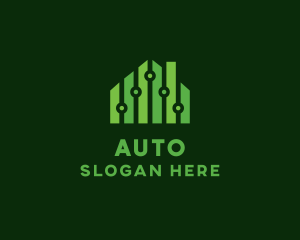 Agency - Circuit Smart Tech House logo design