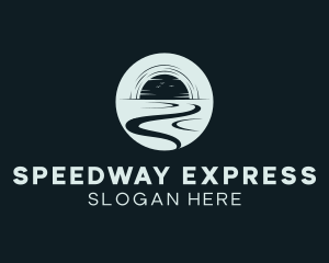 Highway - Sun Highway Road logo design