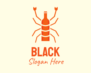 Seafood - Orange Lobster Cuisine logo design