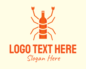 Whistle - Orange Lobster Cuisine logo design