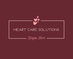 Dating Hotel Heart  logo design