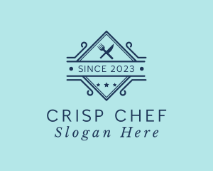 Kitchen Utensils Bistro  logo design