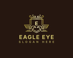 Royal Eagle Shield logo design