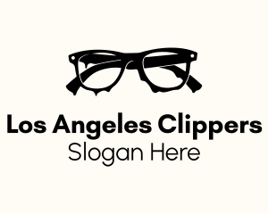 Melt Dripping Eyeglasses Logo