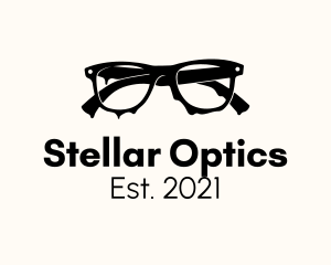 Melt Dripping Eyeglasses logo design