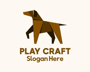 Brown Dog Origami logo design