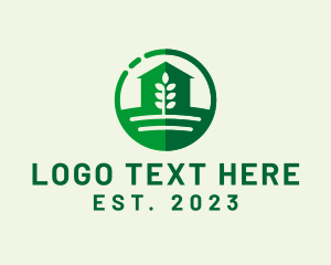 Vegan - Farm House Real Estate logo design