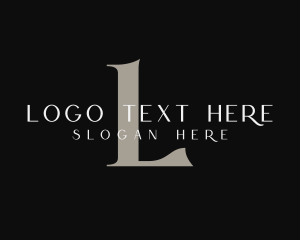 Deluxe - Elegant Aesthetic Fashion logo design