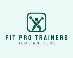 Fitness Gym Trainer logo design