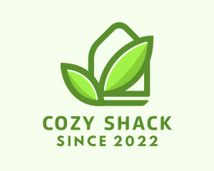 Shack - Green Nature Housing logo design