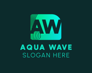 Digital Media Waves logo design