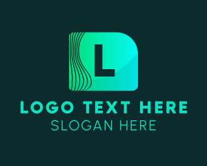 Tech - Digital Media Waves logo design