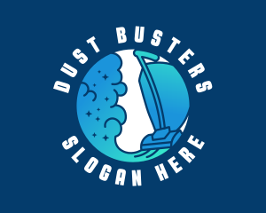 Vacuum Dust Cleaning logo design