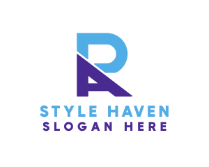 Team - Modern Slant Ramp logo design