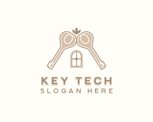 Real Estate Broker Key logo design