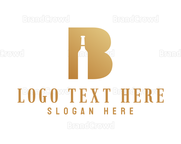 Fancy B Bottle Logo