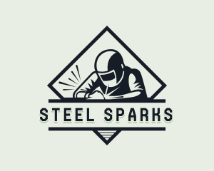 Welder - Automotive Machinist Welder logo design