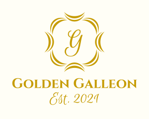 Golden Boutique Lettermark logo design