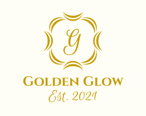 Golden Boutique Lettermark logo design