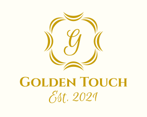 Golden Boutique Lettermark logo design