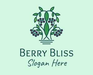 Farm Berry Plant logo design