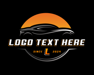 Car Racing - Luxury Car Automotive logo design