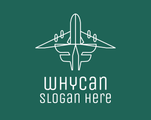 Air Transport - Simple Flying Airplane logo design