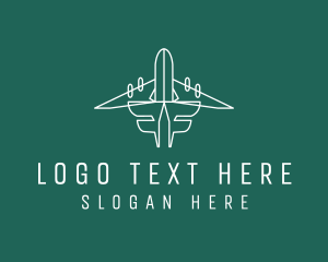 Travel Agency - Simple Flying Airplane logo design