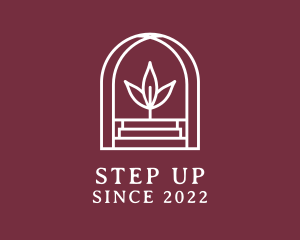 Staircase - Plant Staircase Gardening logo design